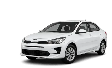 Kia Rio for rent in Cancun